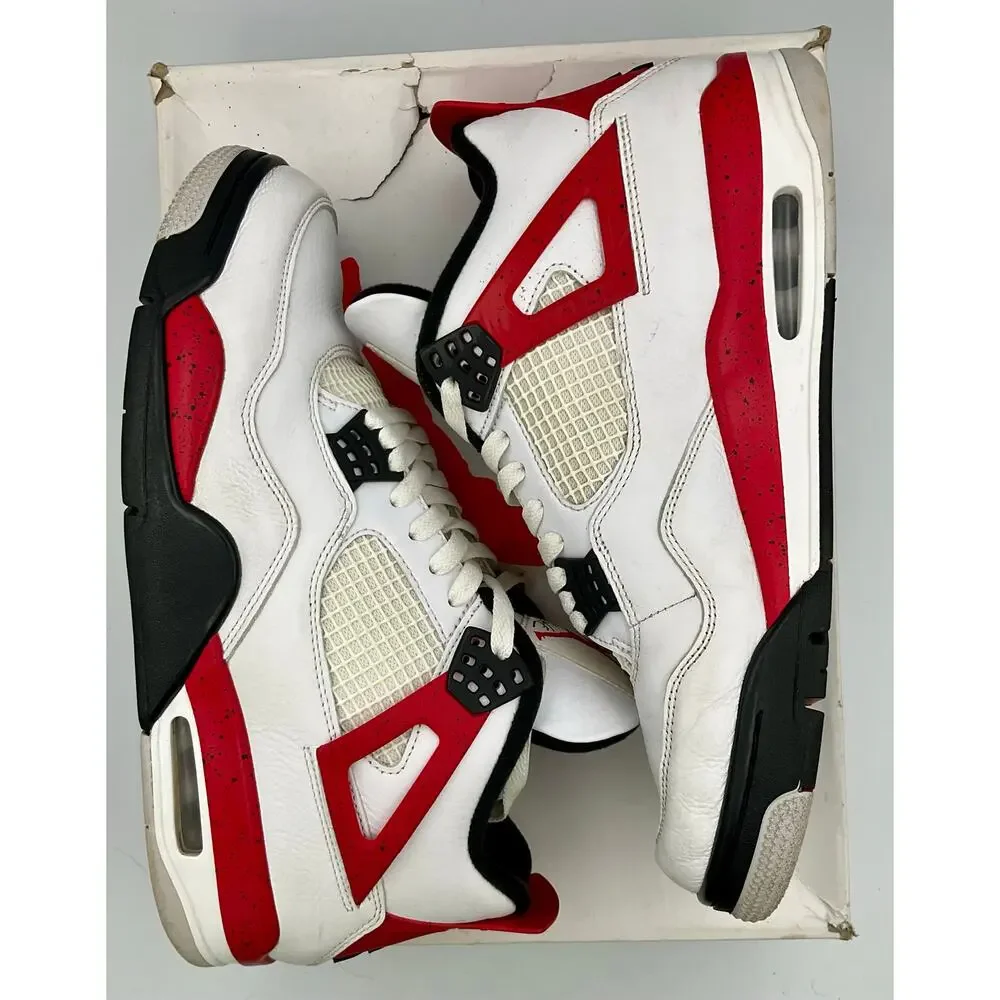 Jordan 4 Retro Red Cement DH6927-161 Sz 11 #205